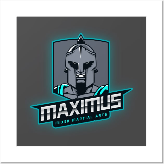 Maximus Mixed Martial Arts MMA Gladiator Wall Art by Tip Top Tee's